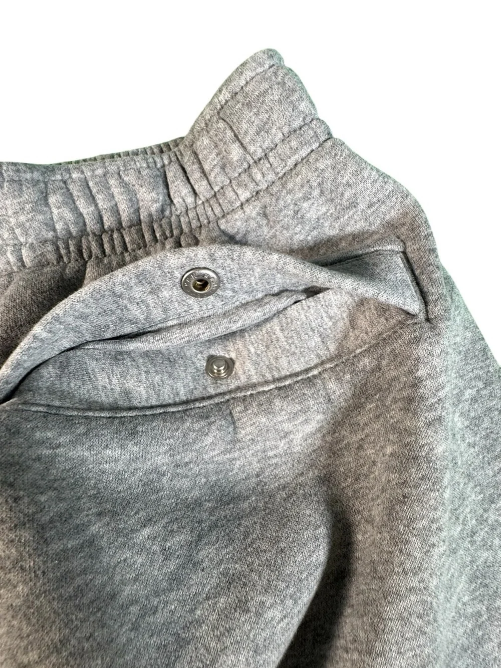 Nike Sweatpants Mens Small Gray Fleece Joggers Swoosh Lounge Athletic